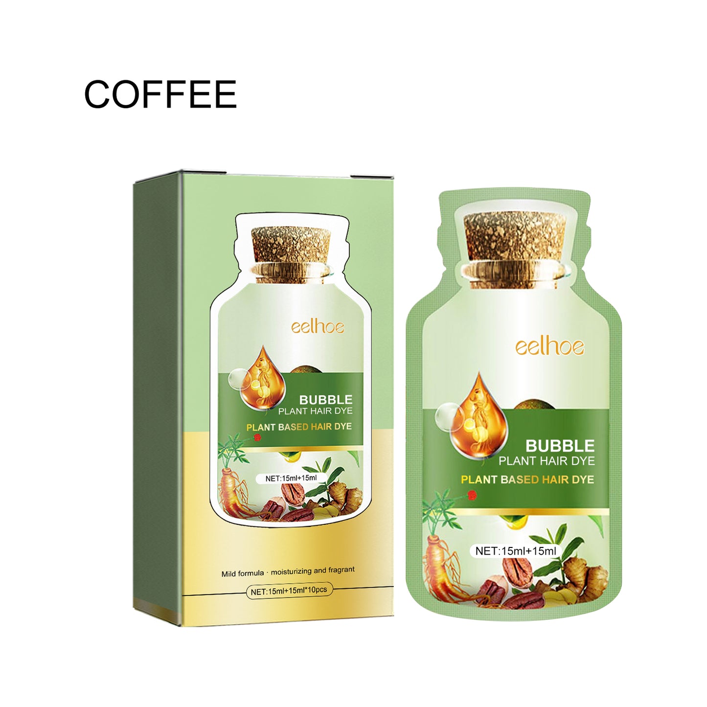 EELHOE Bubble Hair Conditioner Gentle Plant Bubble Hair Conditioner Easy Hair Care At Home