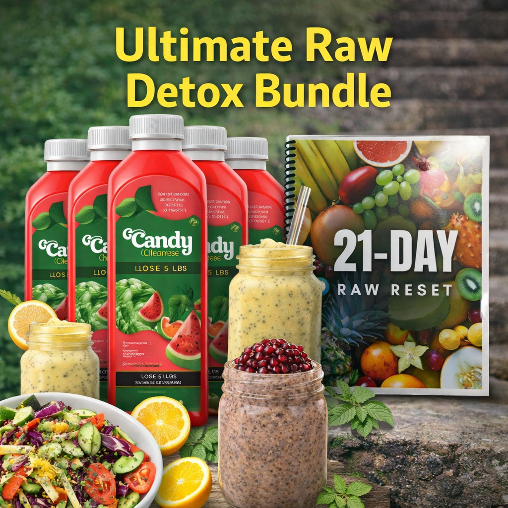 Ultimate Raw Detox Bundle – 21-Day Raw Food Reset + 14-Day Detox Tea Cleanse