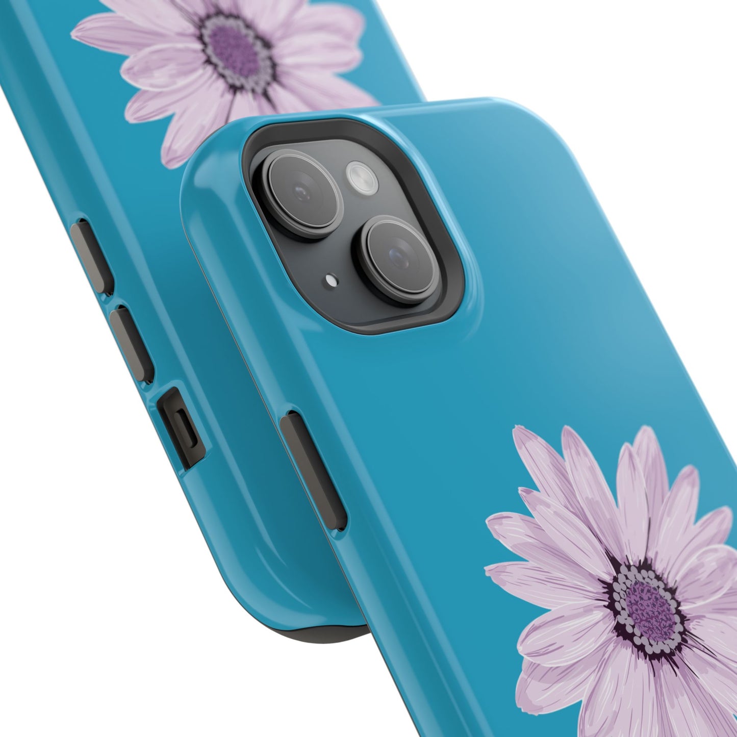 Magnetic Phone Cases with Floral Design, Impact-Resistant Accessories, Stylish Tech Protection, Gifts for Her, Unique Cell Phone Cases