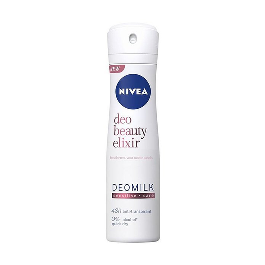Nivea Deodorant Spray Beauty Elixir Sensitive, 150 Ml