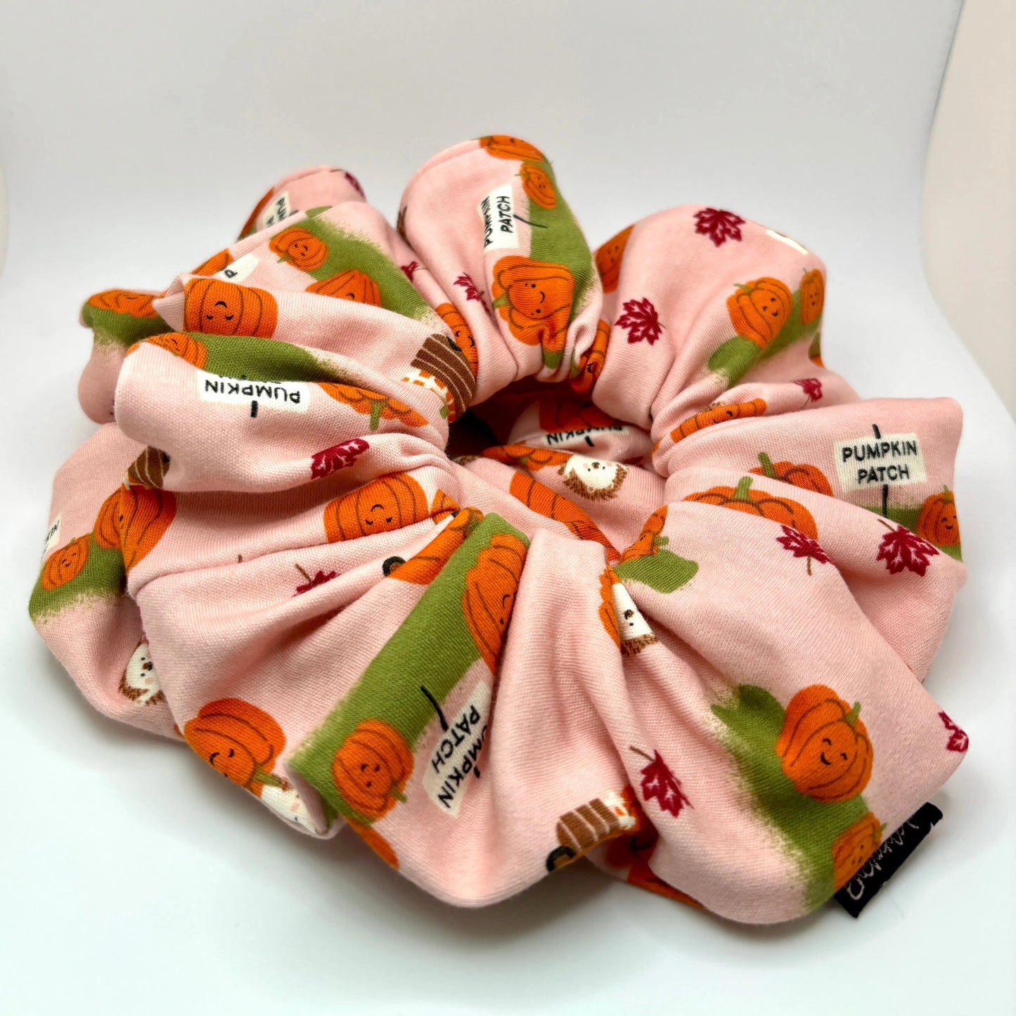 Pink Pumpkin Patch Scrunchie