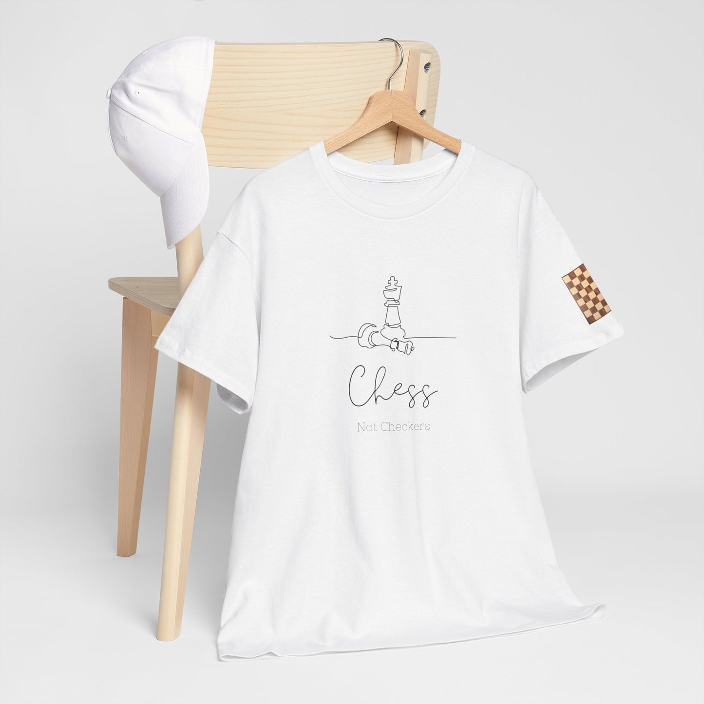 Chess Not Checkers Unisex Tee - Ethically Grown 100% Cotton - GILDAN