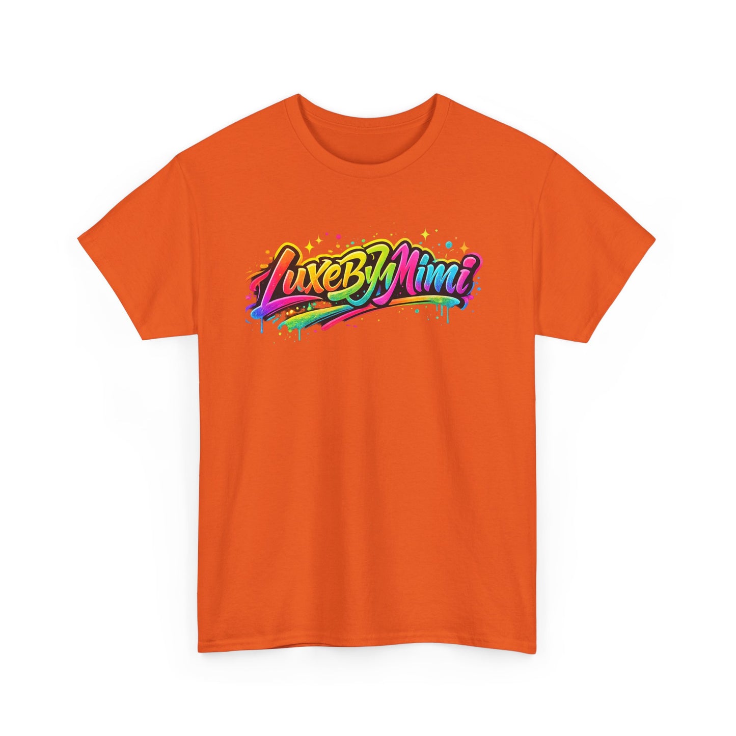 Graffiti Logo T-Shirt — 'Luxe By Mimi' Brand Colorful Streetwear Tee