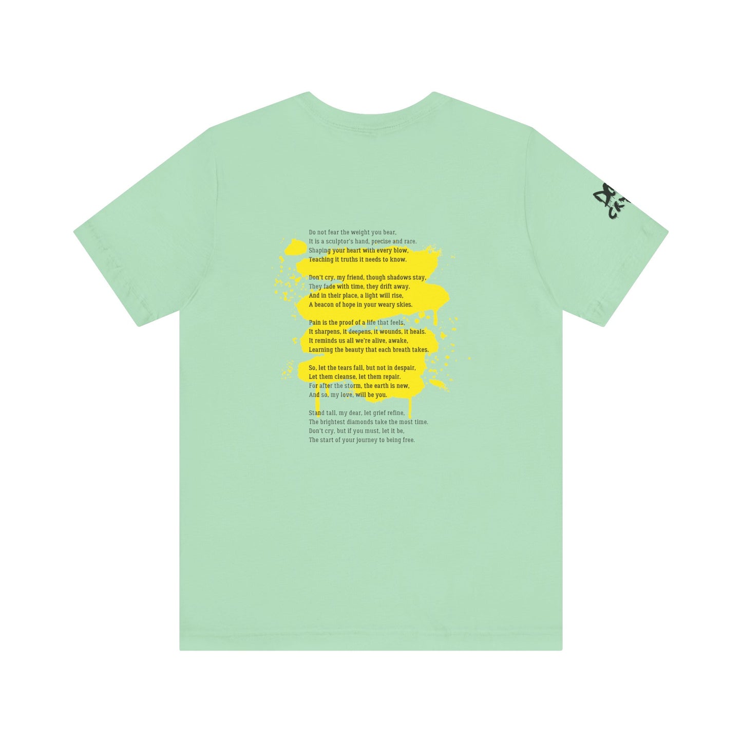 Inspirational Unisex Short Sleeve Tee - Journey to Self-Love & Empowerment
