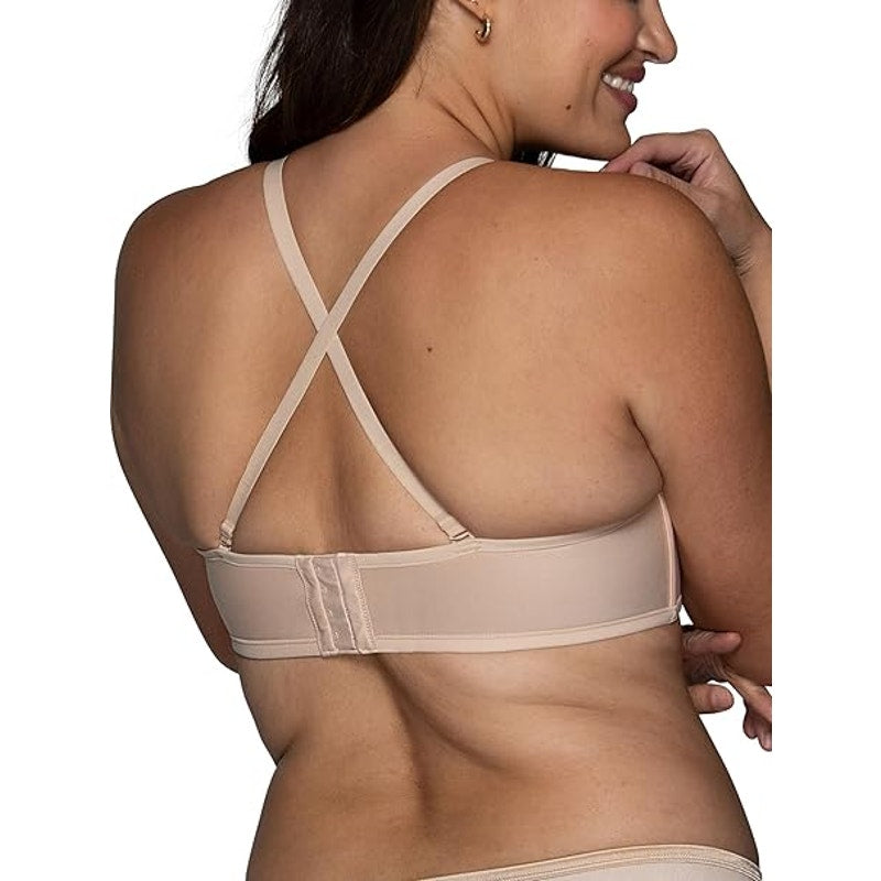 New Vanity Fair Women's 34DD Tan Beauty Back Smoothing Strapless Convertible Bra