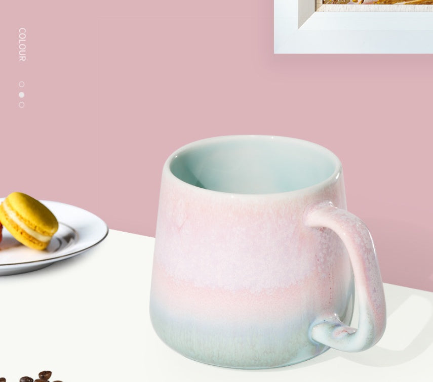 Kiln Glazed Raw Ore Ceramic Mug Creative
