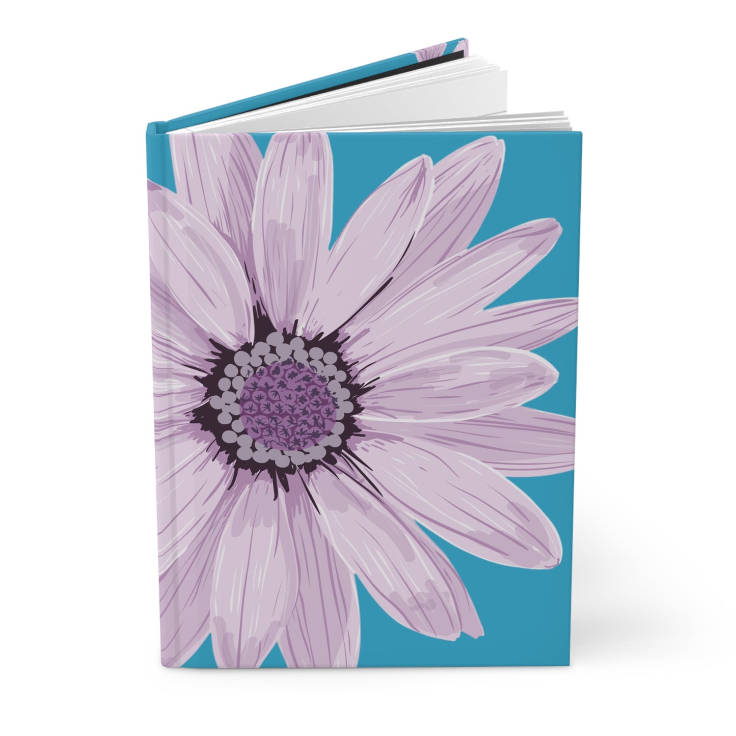 Floral Hardcover Journal for Creative Minds, Daily Planner, Gift for Writers, Flower Notebook, Aesthetic Journal