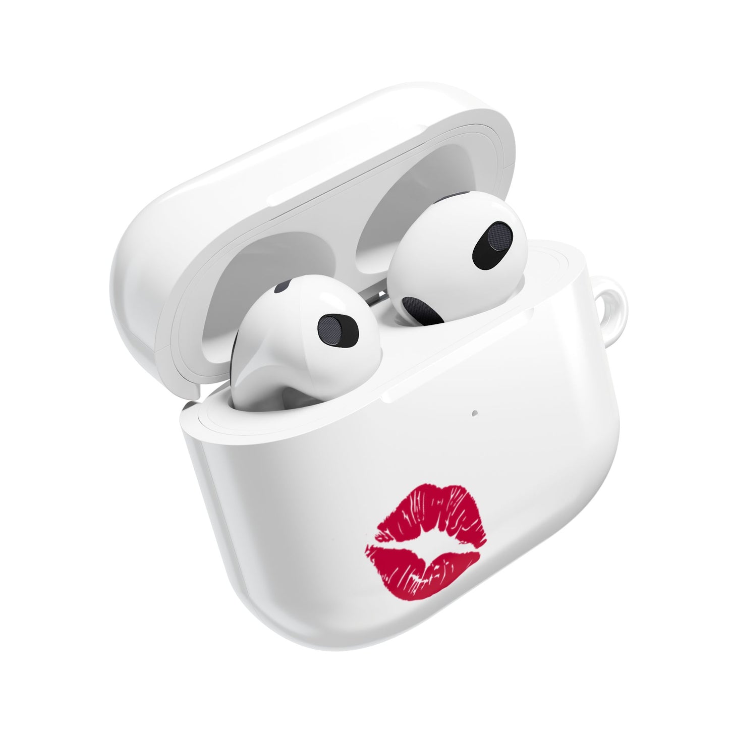 Romantic Kiss Print AirPod Cases, Cute Accessories for Her, Valentine's Day Gift, Women, Valentine's Accessories, Stylish Tech Gear