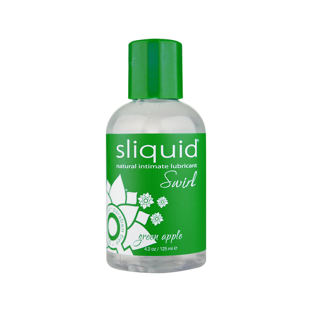 Sliquid Swirl Green Apple Tart Flavored Lubricant 4.2oz-0