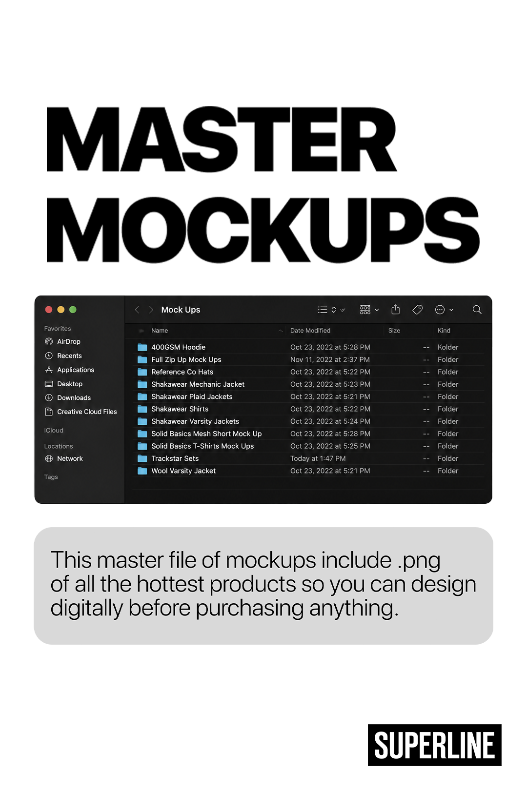Master Mock Up Pack - *Digital Product*