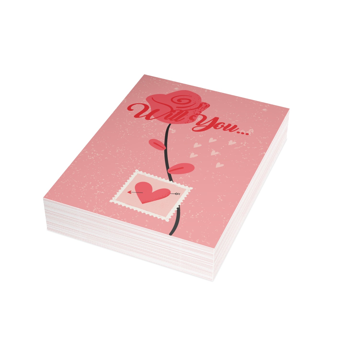 Romantic Greeting Cards, Valentine's Day Cards, Love Note Cards, Anniversary Cards, Elegant Card Set