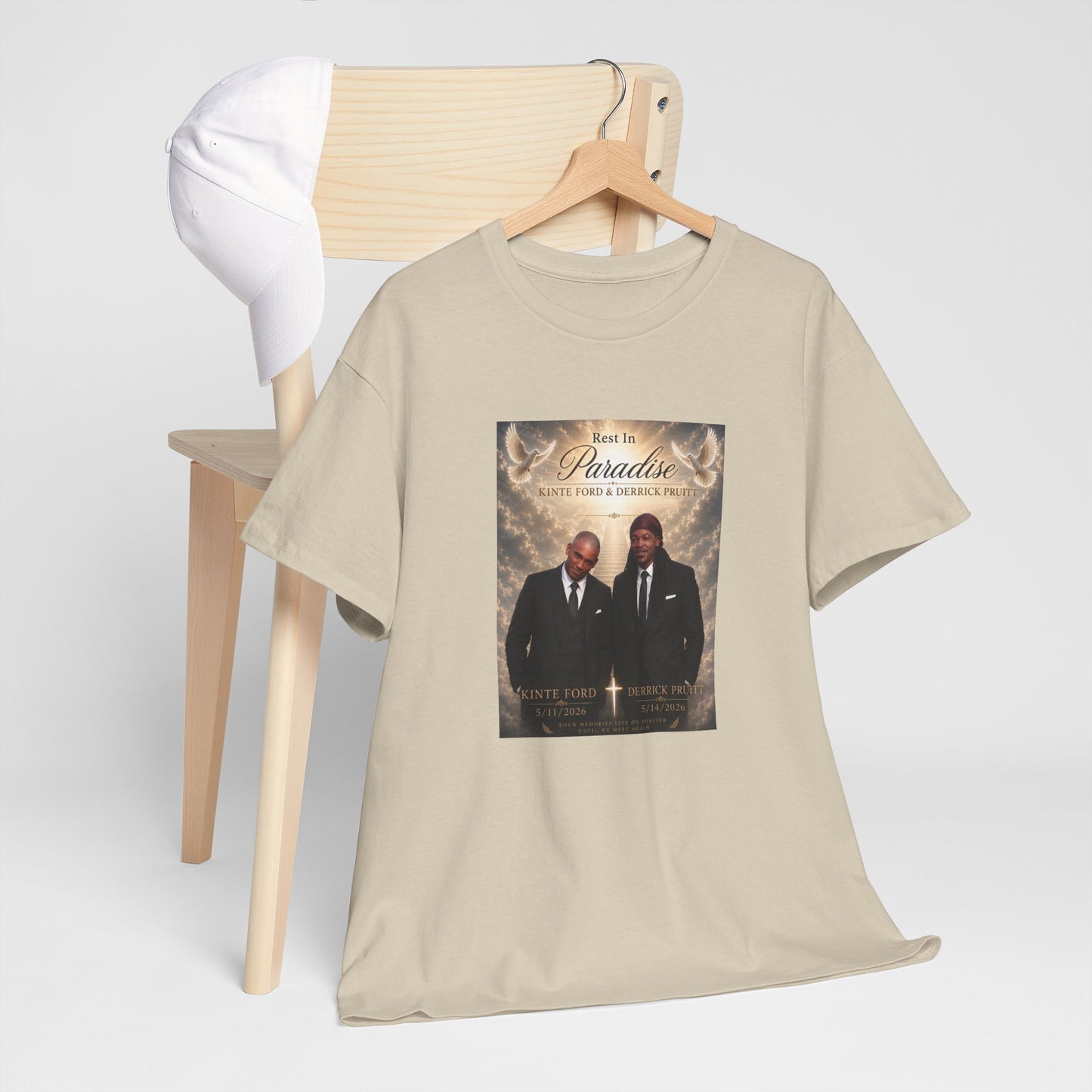Memorial Tribute Tee — "Rest in Paradise" Funeral Remembrance Shirt