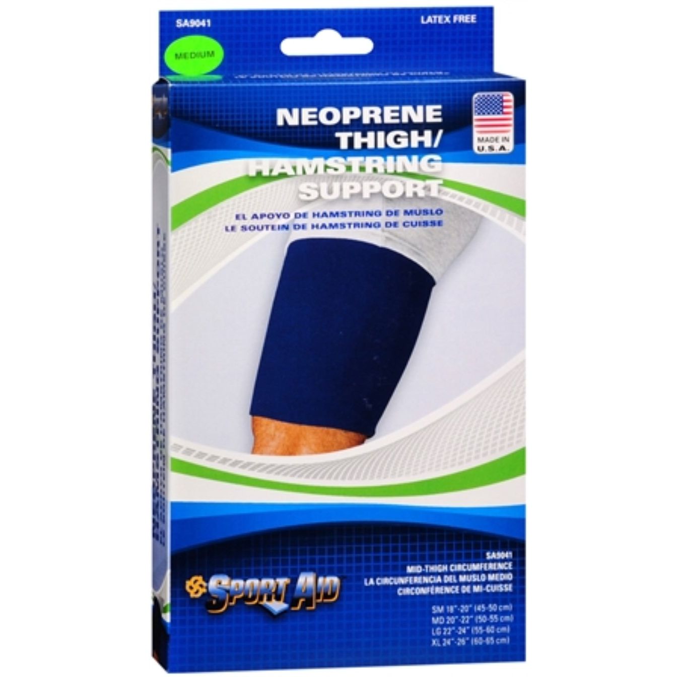 Thigh Support  Neoprene Sport Aid  Medium