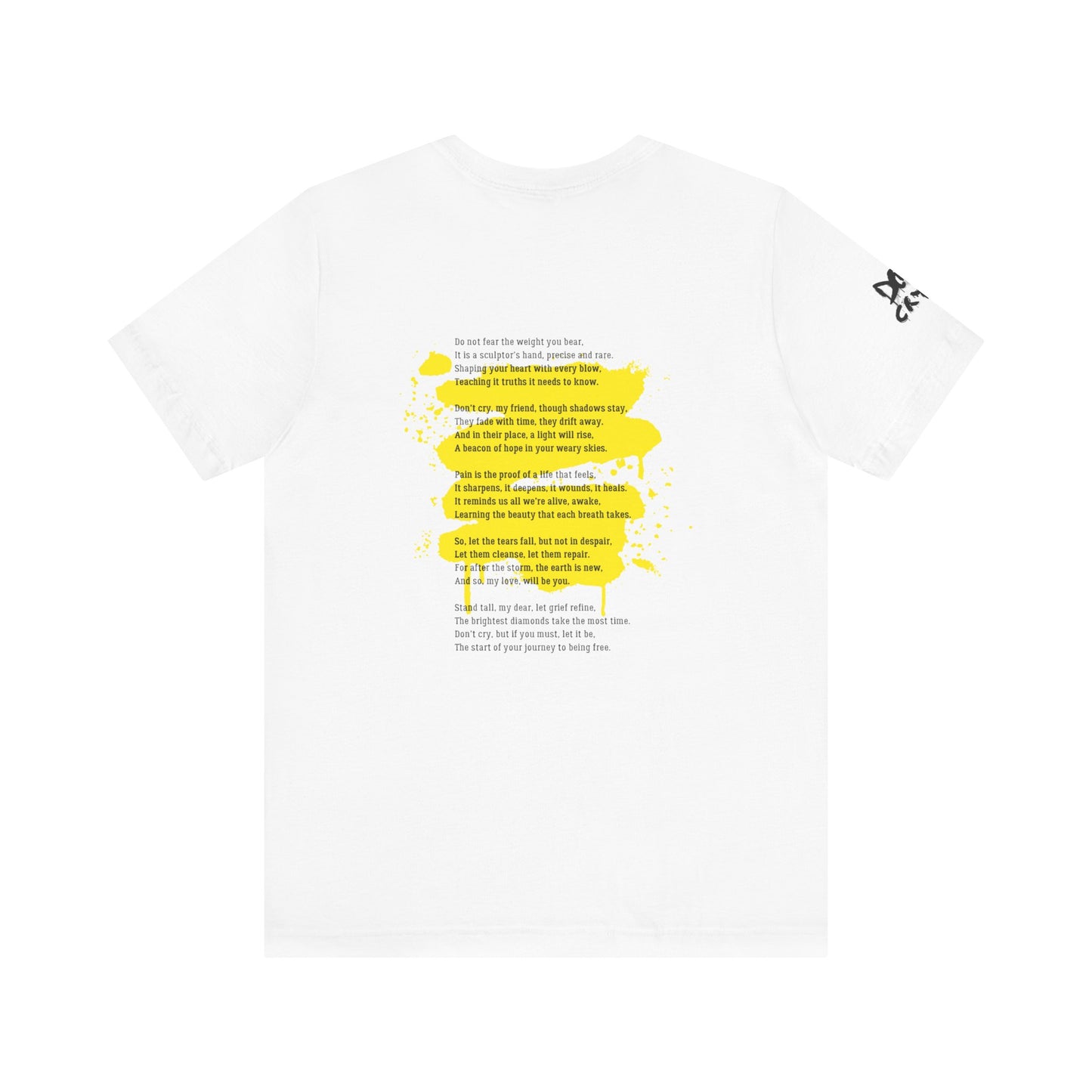 Inspirational Unisex Short Sleeve Tee - Journey to Self-Love & Empowerment
