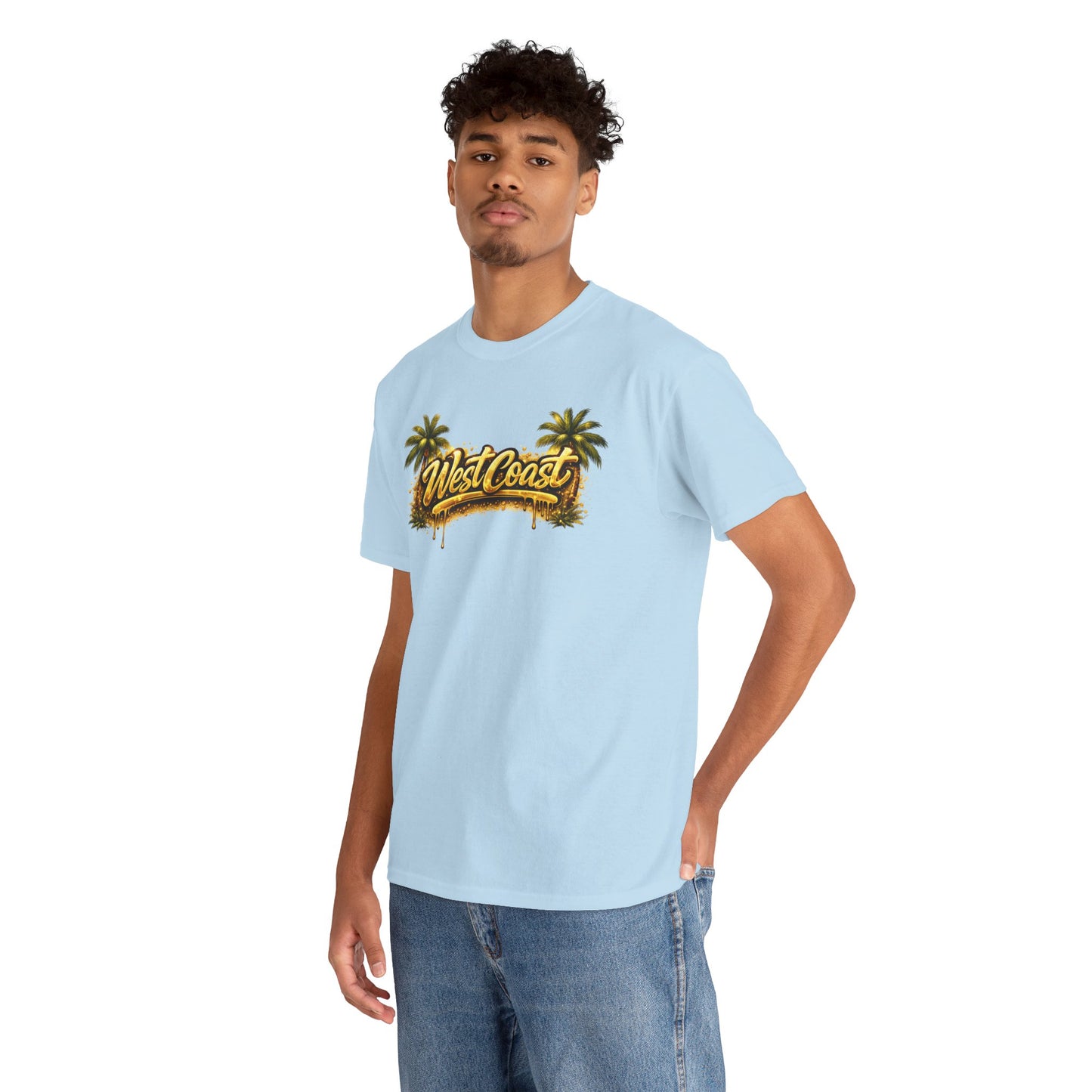 West Coast Palm Tree T-Shirt — Retro Surf Vibe Tee