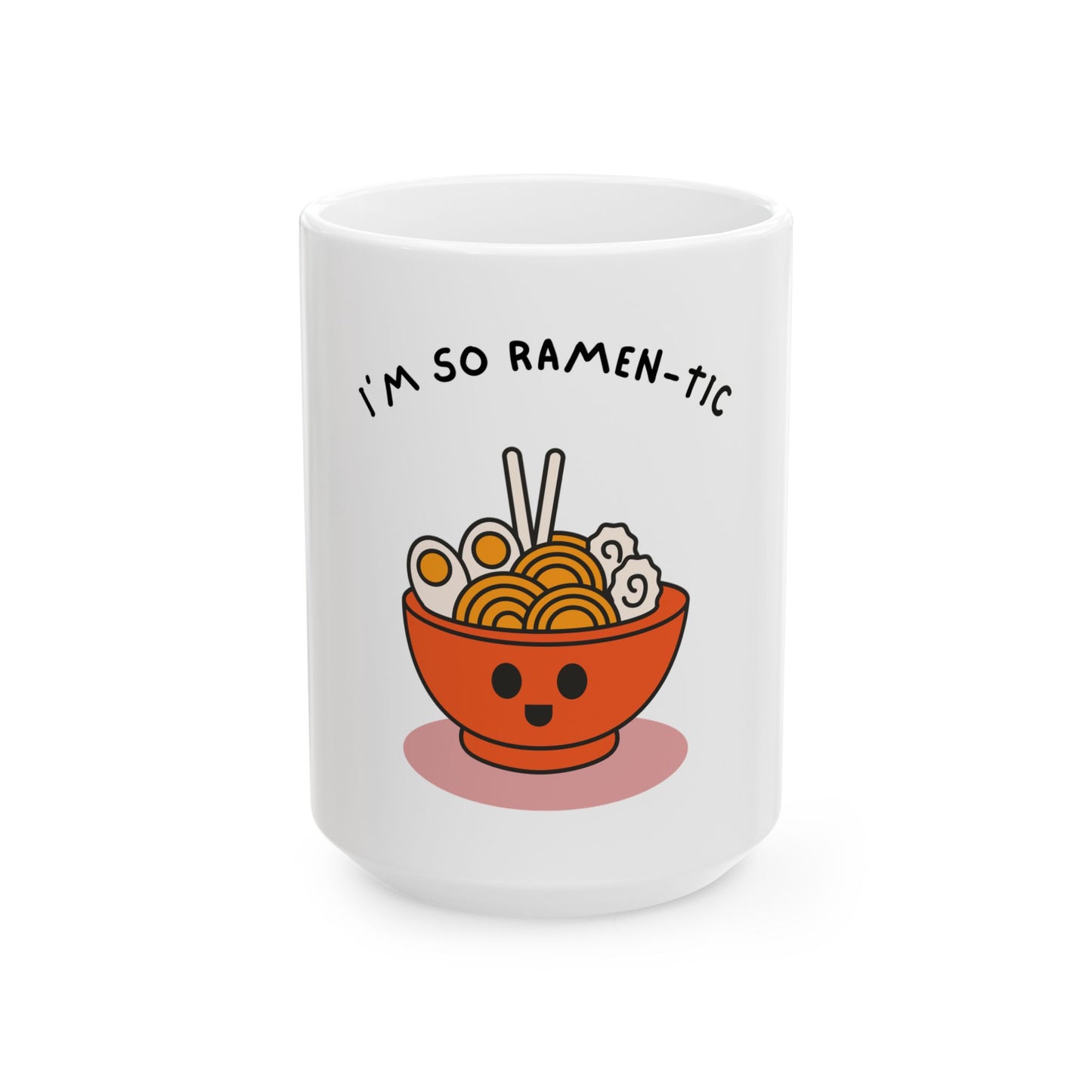 Playful Ramen Mug - Perfect for Food Lovers, Cute Gift for Birthdays, Kitchen Decor, Cozy Drinks, Funny Coffee Cup
