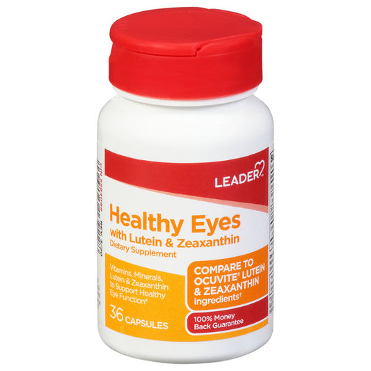 Leader™ Healthy Eyes with Lutein & Zeaxanthin – Eye Health Supplement – 36 Softgels