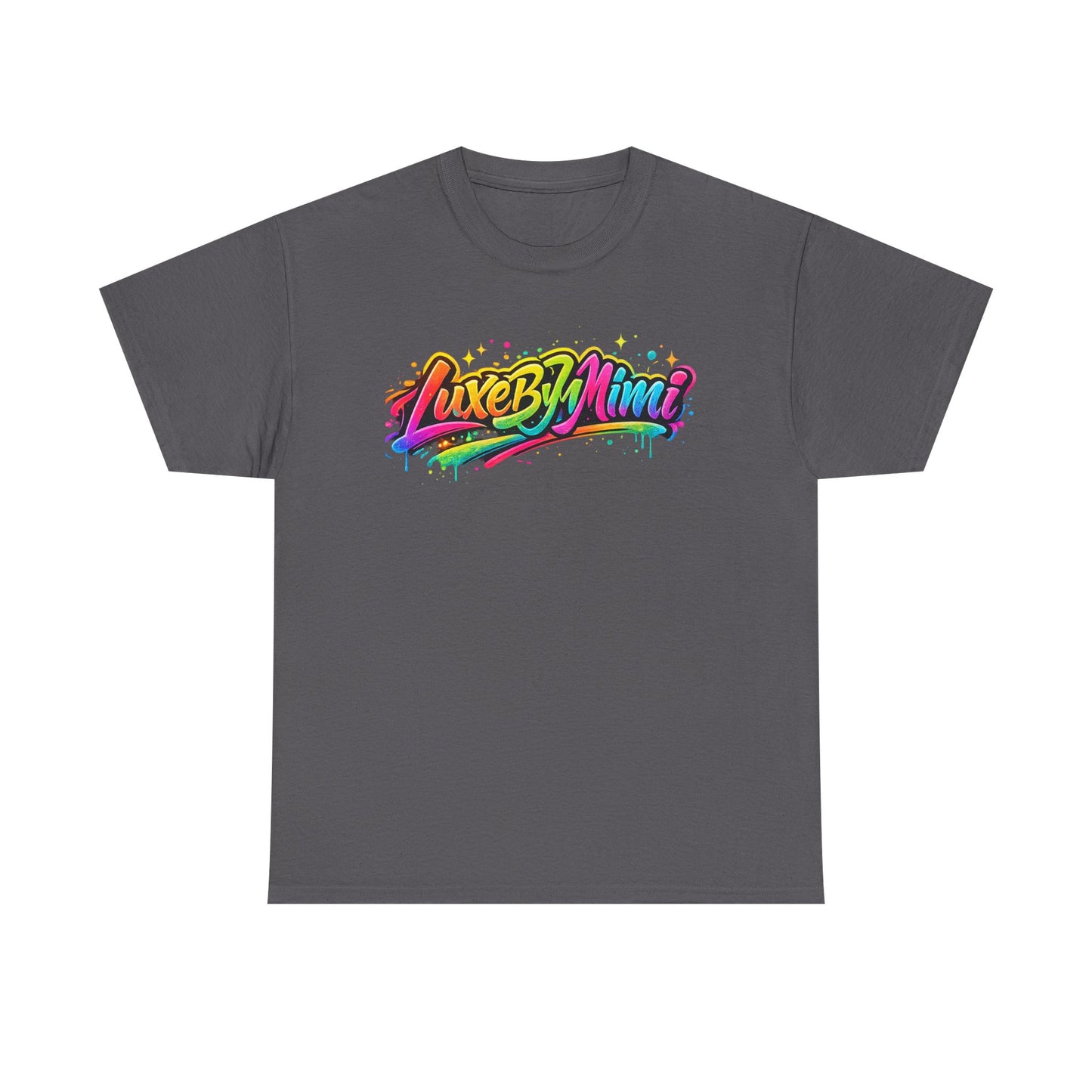 Graffiti Logo T-Shirt — 'Luxe By Mimi' Brand Colorful Streetwear Tee
