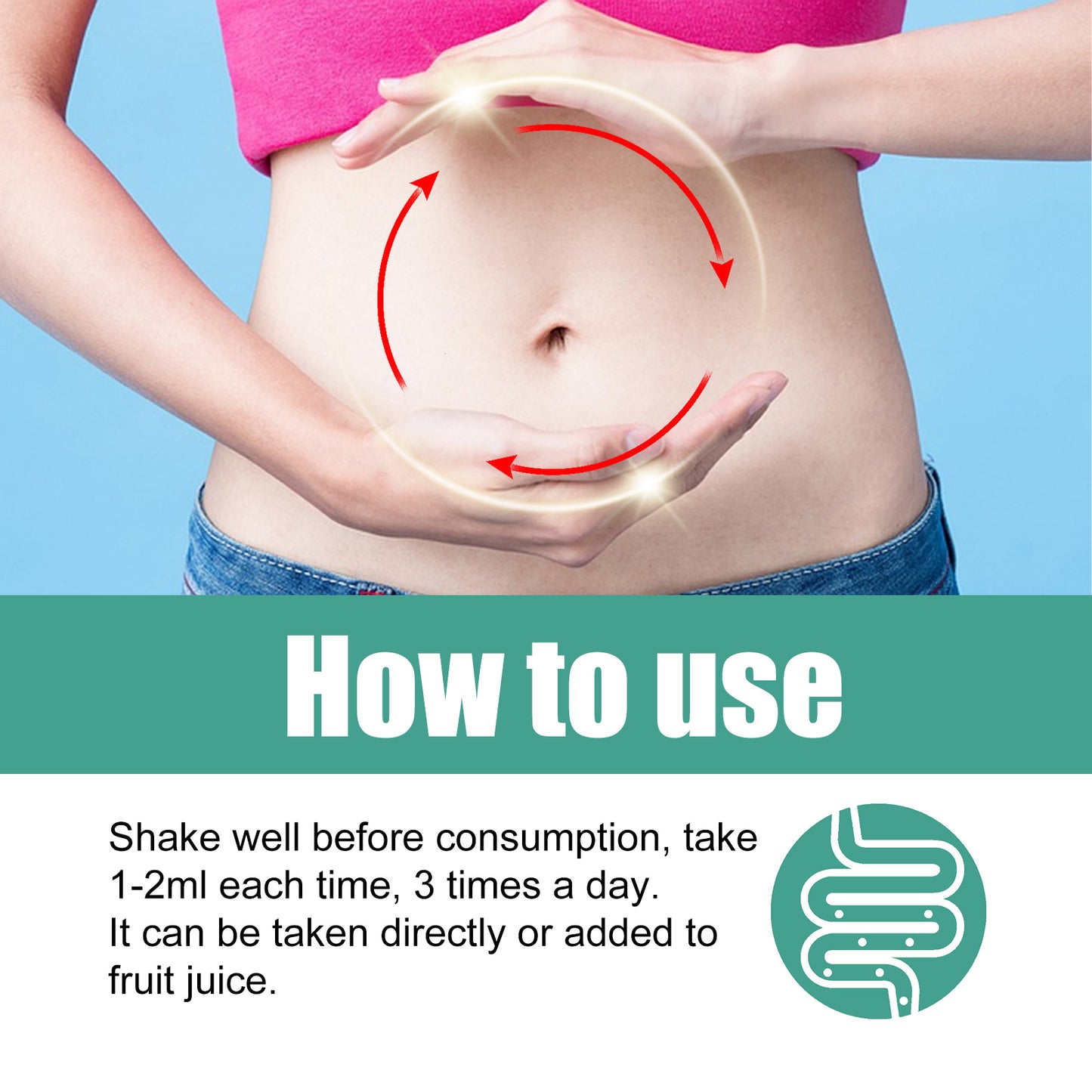 Defecation Care Drops Relieve Distention, Clear Bowel And Bowel Care