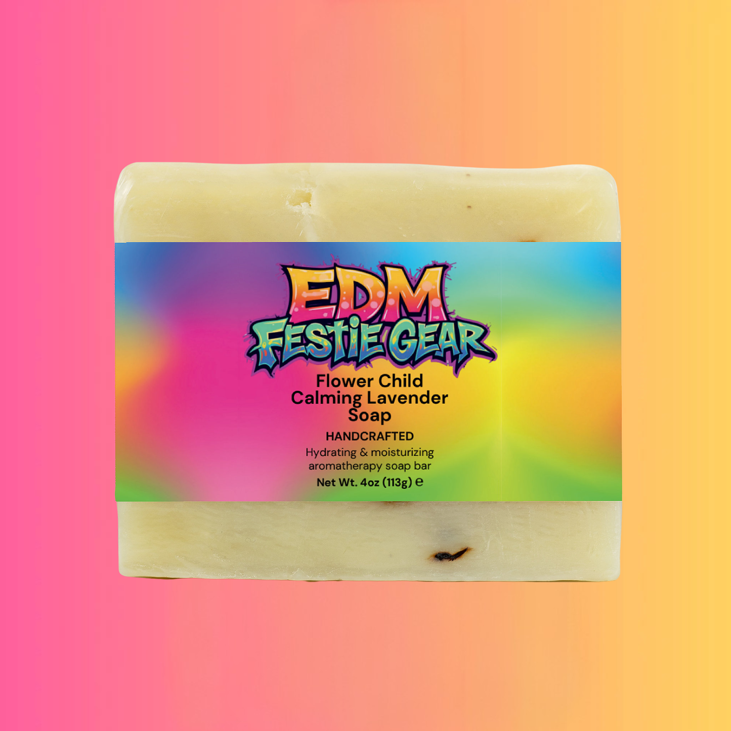 Flower Child Calming Lavender Soap – Festival Essential for the Rave Life