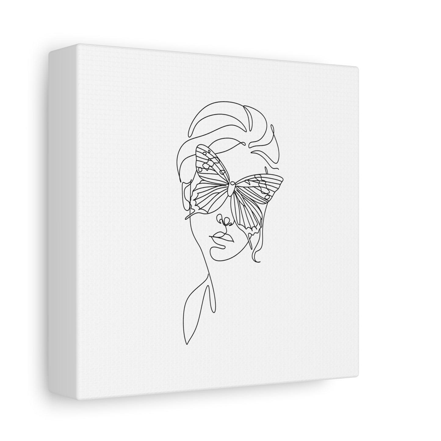 Minimalist Butterfly Canvas Art, Modern Home Decor, Gift for Nature Lovers, Wall Art for Women, Inspirational Wall Art