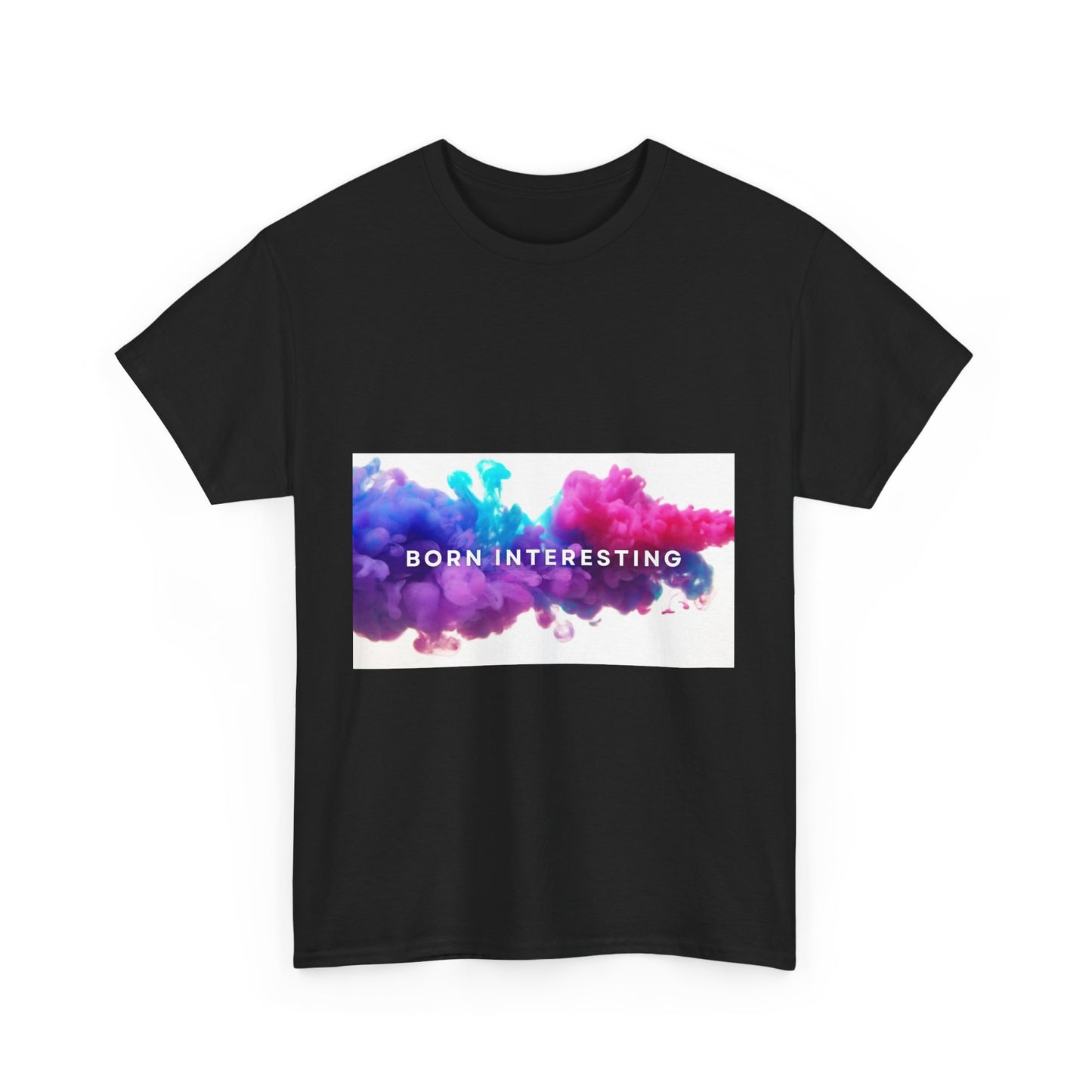 Unisex Cotton Tee – 'Born Interesting' Graphic Shirt, Casual Wear, Gift Idea, Trendy Tee, Daily Wear, Art-Inspired Shirt
