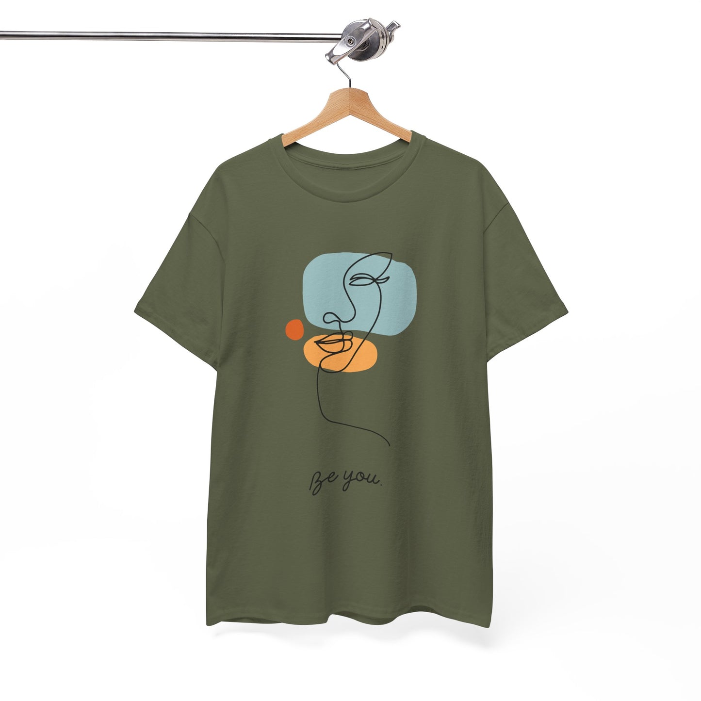 Minimalist Be You Tee, Unisex Cotton T-Shirt, Inspirational Graphic Tee, Gift for Friends, Casual Everyday Wear, Self-Love Apparel