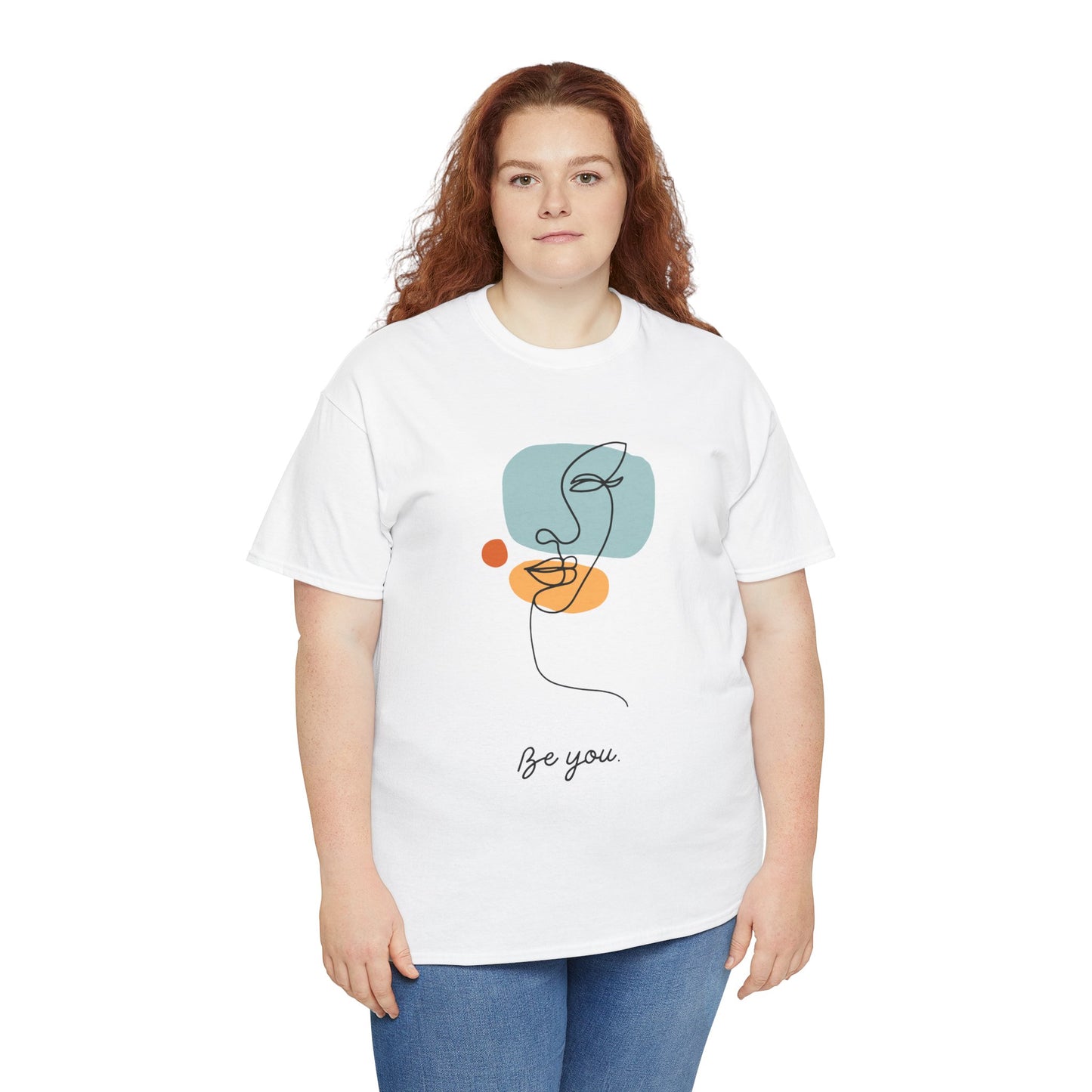 Minimalist Be You Tee, Unisex Cotton T-Shirt, Inspirational Graphic Tee, Gift for Friends, Casual Everyday Wear, Self-Love Apparel