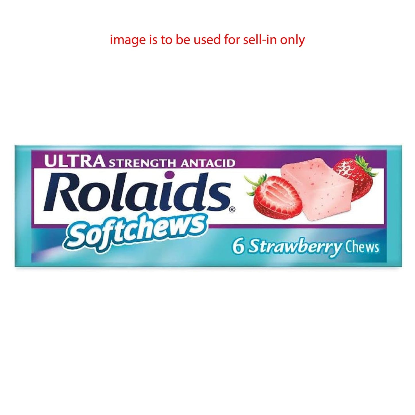 Rolaids® Soft Chews – Antacid, Strawberry Flavor