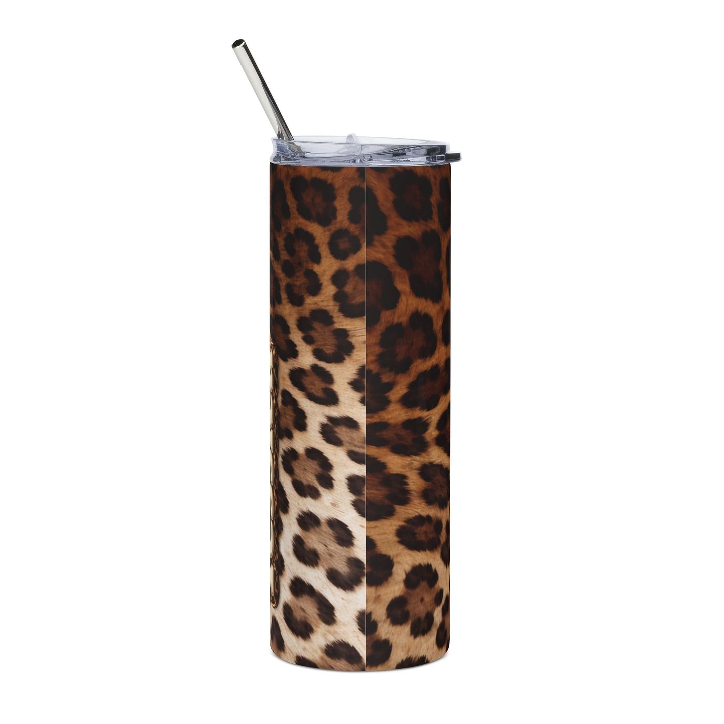 Customized Leopard Print Stainless Steel Tumbler | 20oz