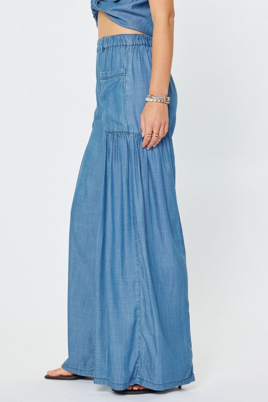 Wide-Leg Palazzo Pants