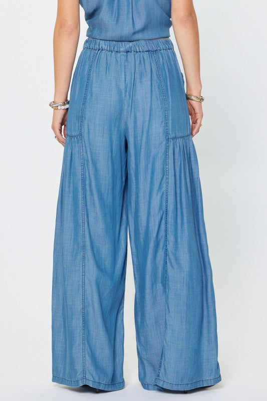 Wide-Leg Palazzo Pants