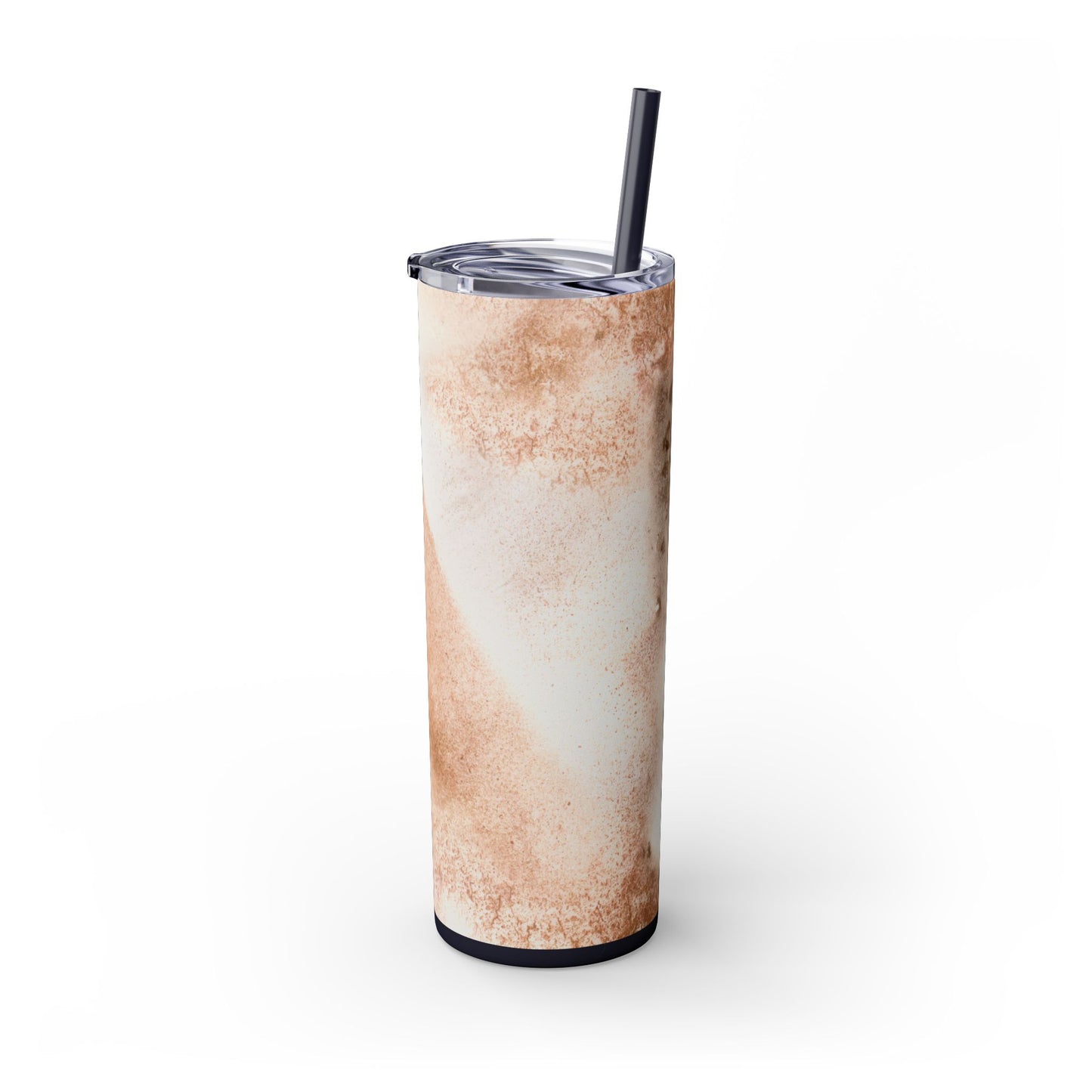 Stylish Marble Skinny Tumbler with Straw, Perfect for Gifts, Home Office, Summer, Mom's Day, Outdoor Adventures, Travel Mug