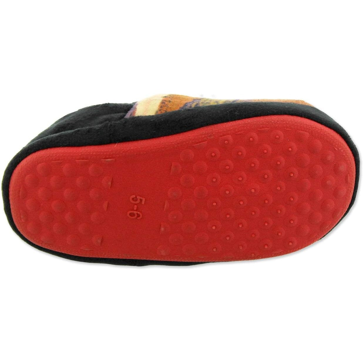 New Disney Cars Boys Size 5/6 Red Black Lightning McQueen Tow Mater Slippers