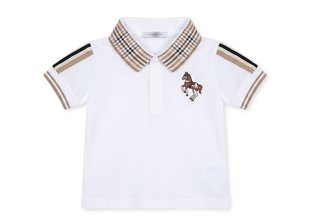 Dr. Kid - Mild White Short Sleeve Polo