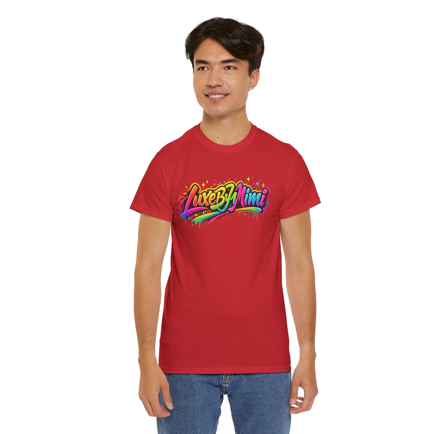 Graffiti Logo T-Shirt — 'Luxe By Mimi' Brand Colorful Streetwear Tee