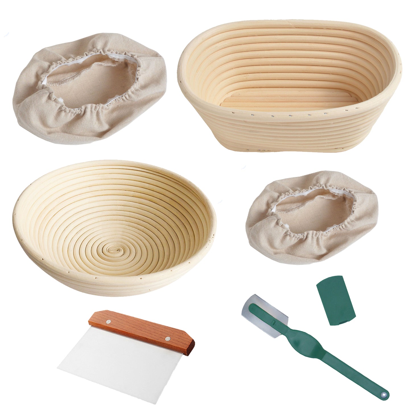 Indonesian Rattan Bread Fermentation Basket European Style Fermentation Basket Indonesian Rattan Fermentation Basket