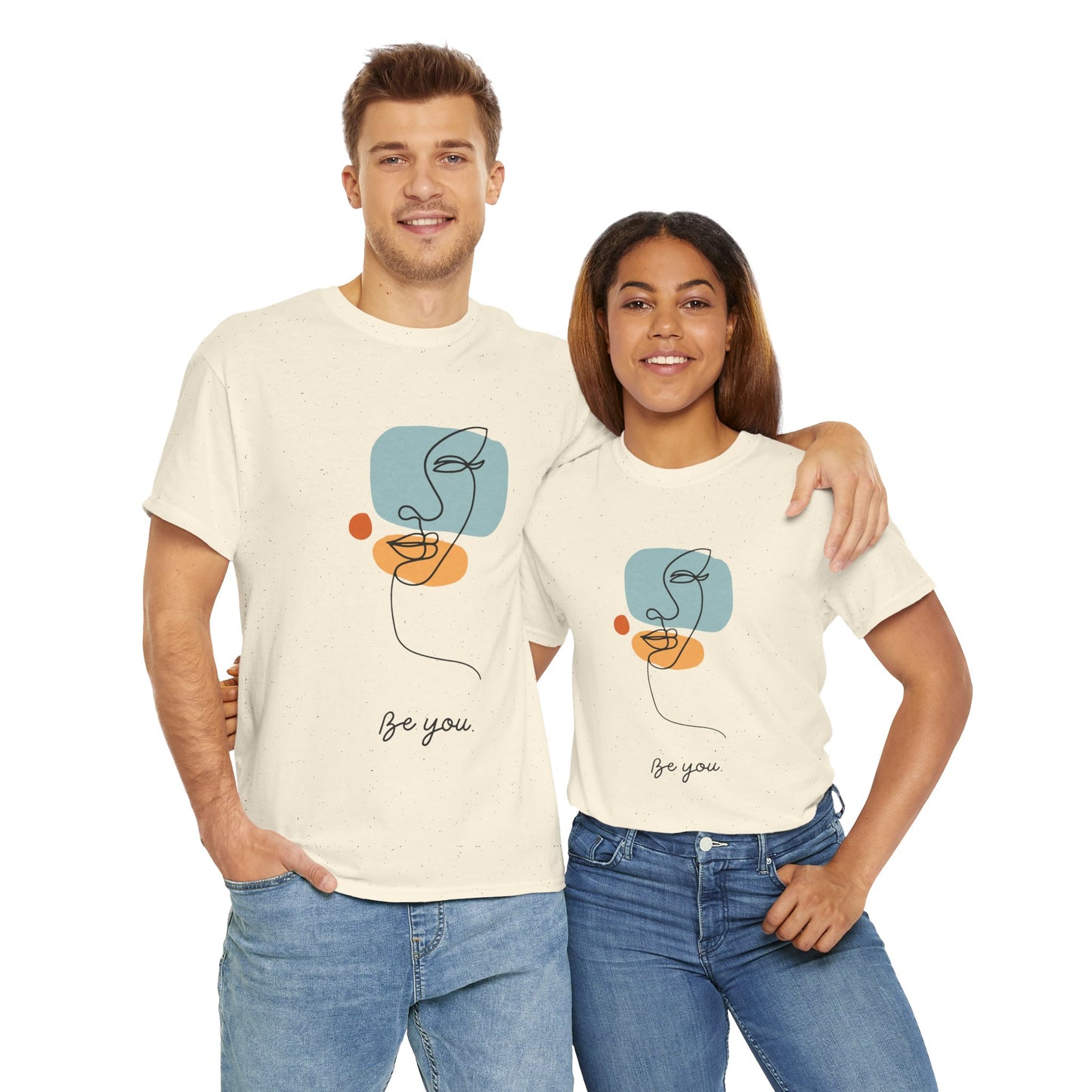 Be You Unisex Cotton Tee - Inspirational Graphic Tee for Self-Love, Gift for Friends, Casual Wear, Birthday, Everyday Comfort