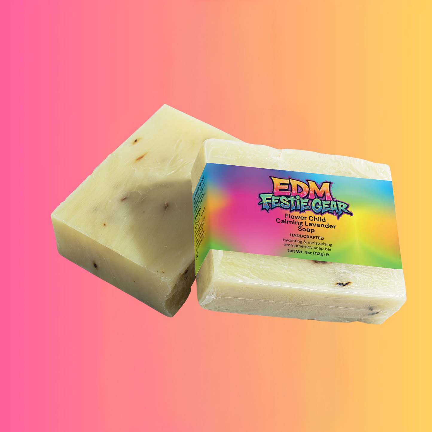 Flower Child Calming Lavender Soap – Festival Essential for the Rave Life