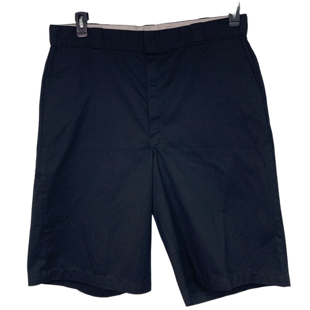 Mens Size 40 Black PolyCotton Machine Wash Knee Length Uniform Shorts w Pockets