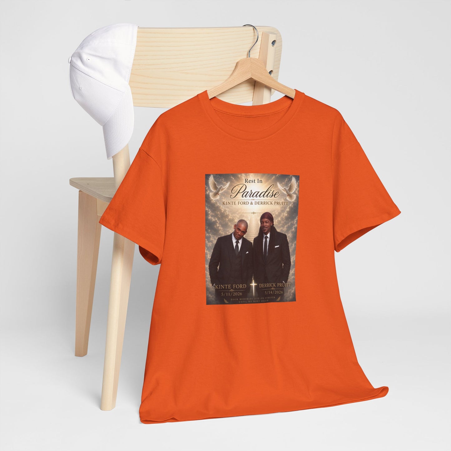 Memorial Tribute Tee — "Rest in Paradise" Funeral Remembrance Shirt