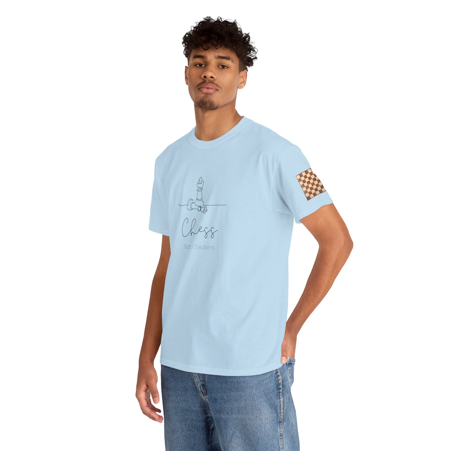 Chess Not Checkers Unisex Tee - Ethically Grown 100% Cotton - GILDAN