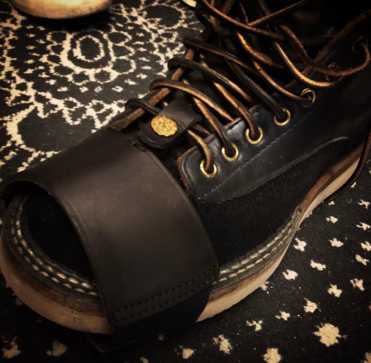 Leather Vintage Gear Shift Protector Shoe Cover