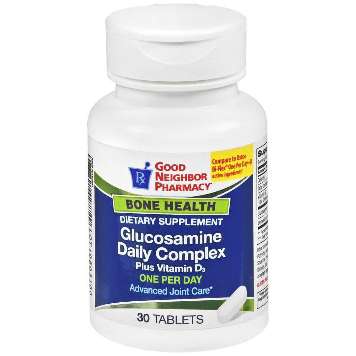 Silver Rod Pharmacy GNP Glucosamine Daily Complex Plus Vitamin D 1000mg 30 Tablets