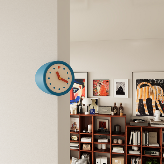 Blue Corner Clock-0
