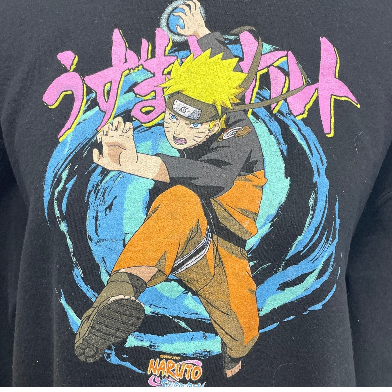 Narutu Shippuden Boys Medium Long Sleeve Cotton Blend Sweatshirt Hoodie