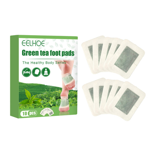 Green Tea Foot Patch, Improves Sleep Quality And Relieves Muscle Tension And Body Stress Foot Care Patch