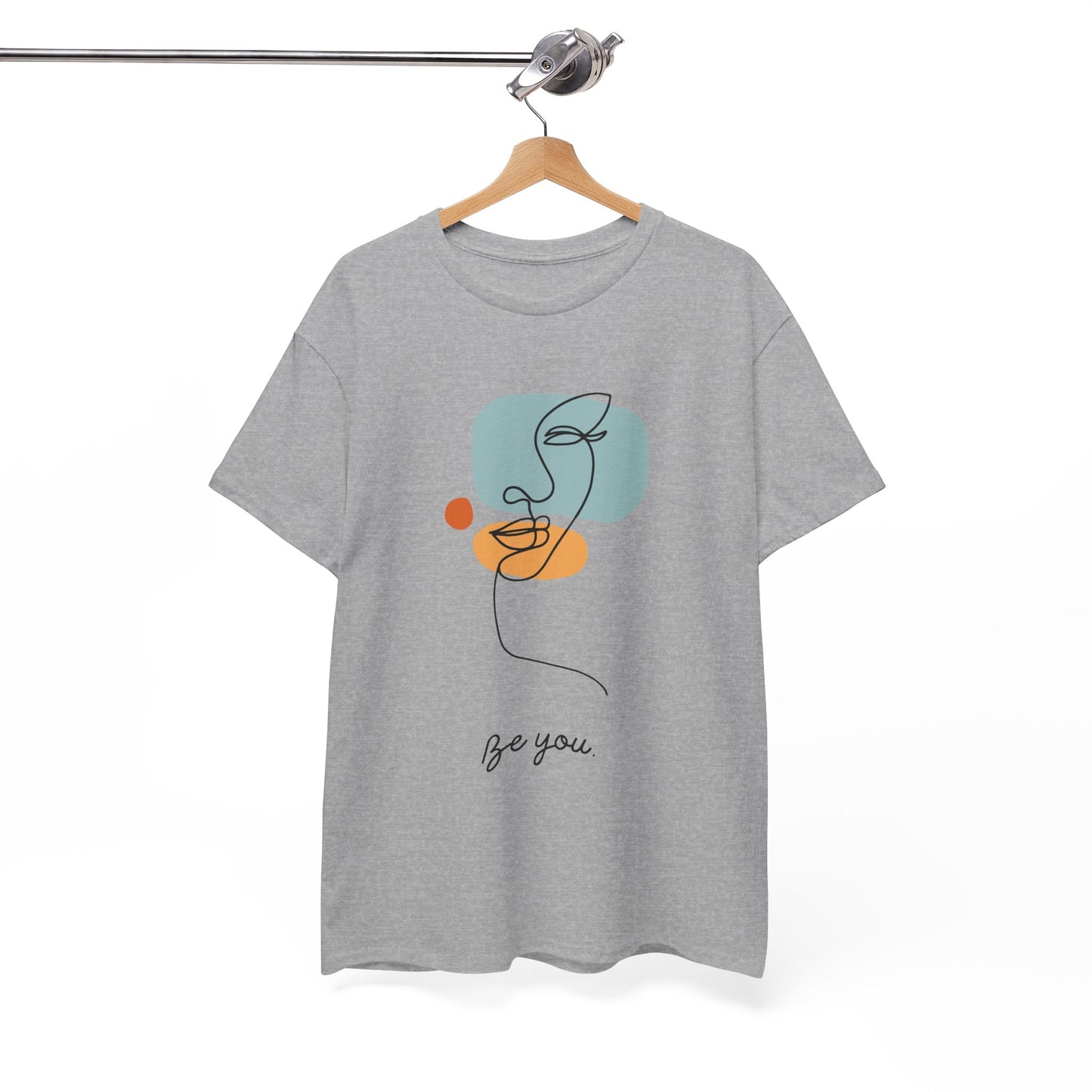 Minimalist Be You Tee, Unisex Cotton T-Shirt, Inspirational Graphic Tee, Gift for Friends, Casual Everyday Wear, Self-Love Apparel