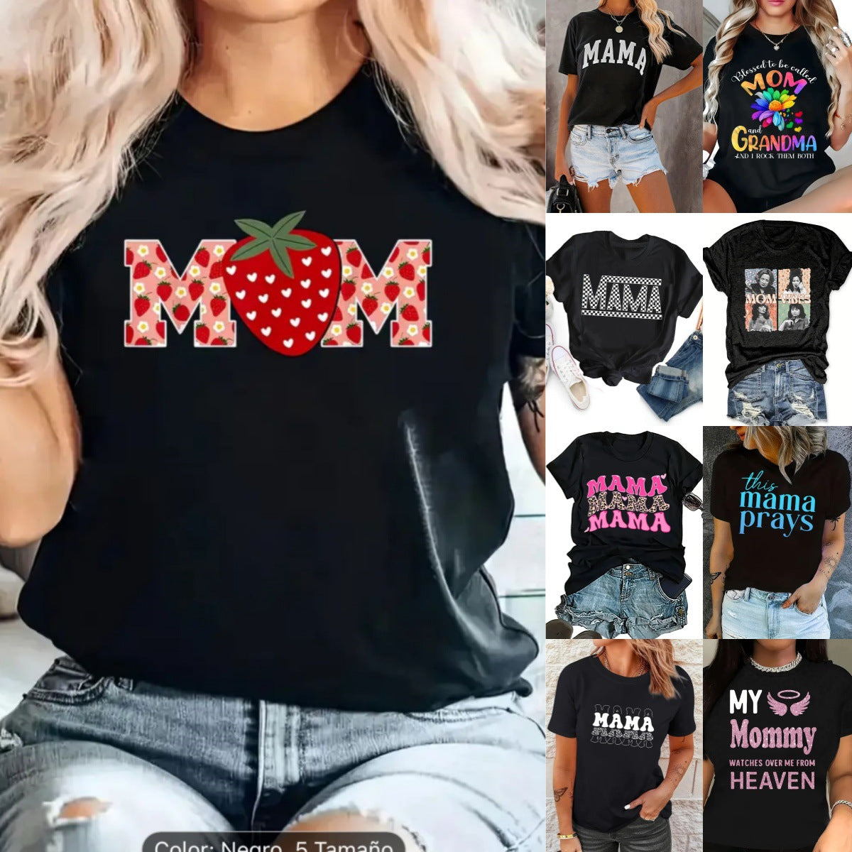 Women's Short Sleeve Round Neck T-Shirt Women's Clothing Gift
