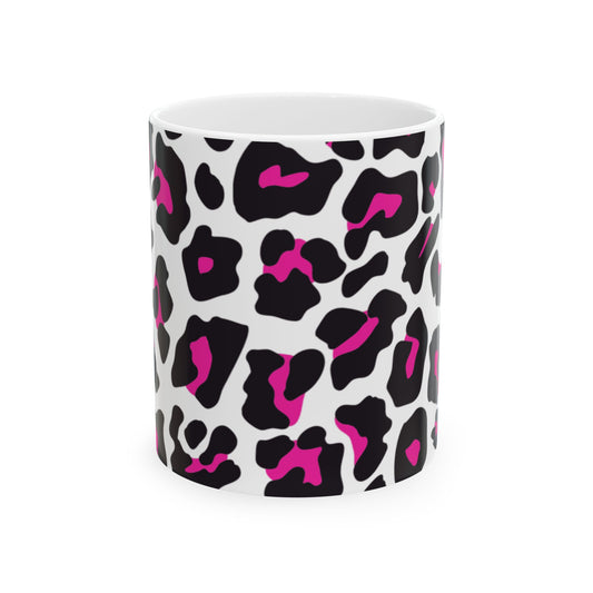 Stylish Leopard Print Ceramic Mug | Perfect for Coffee Lovers, Gift for Her, Animal Print, Home Decor, Birthday Gift